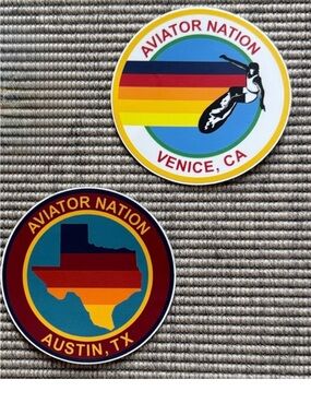 Aviator Nation Colorful Stickers
